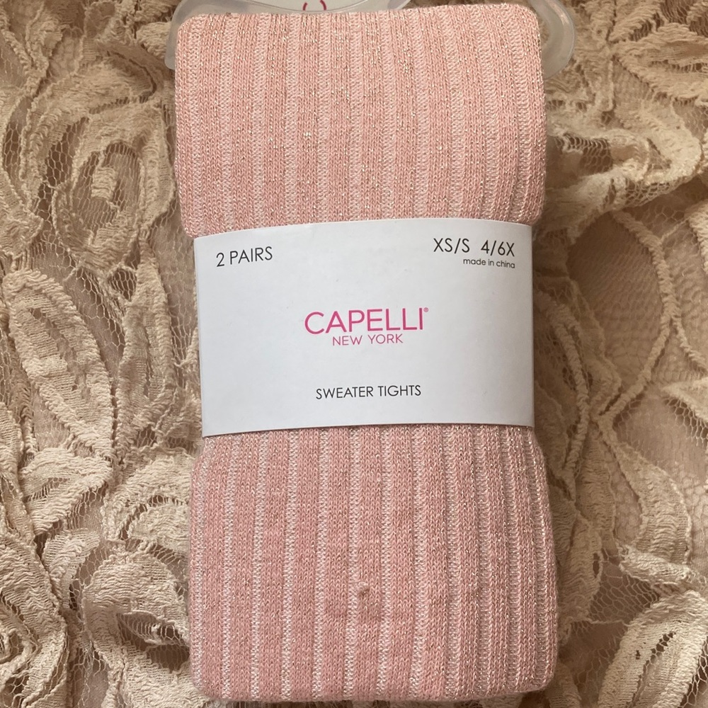 Capelli of New York Blush Sweater Tights